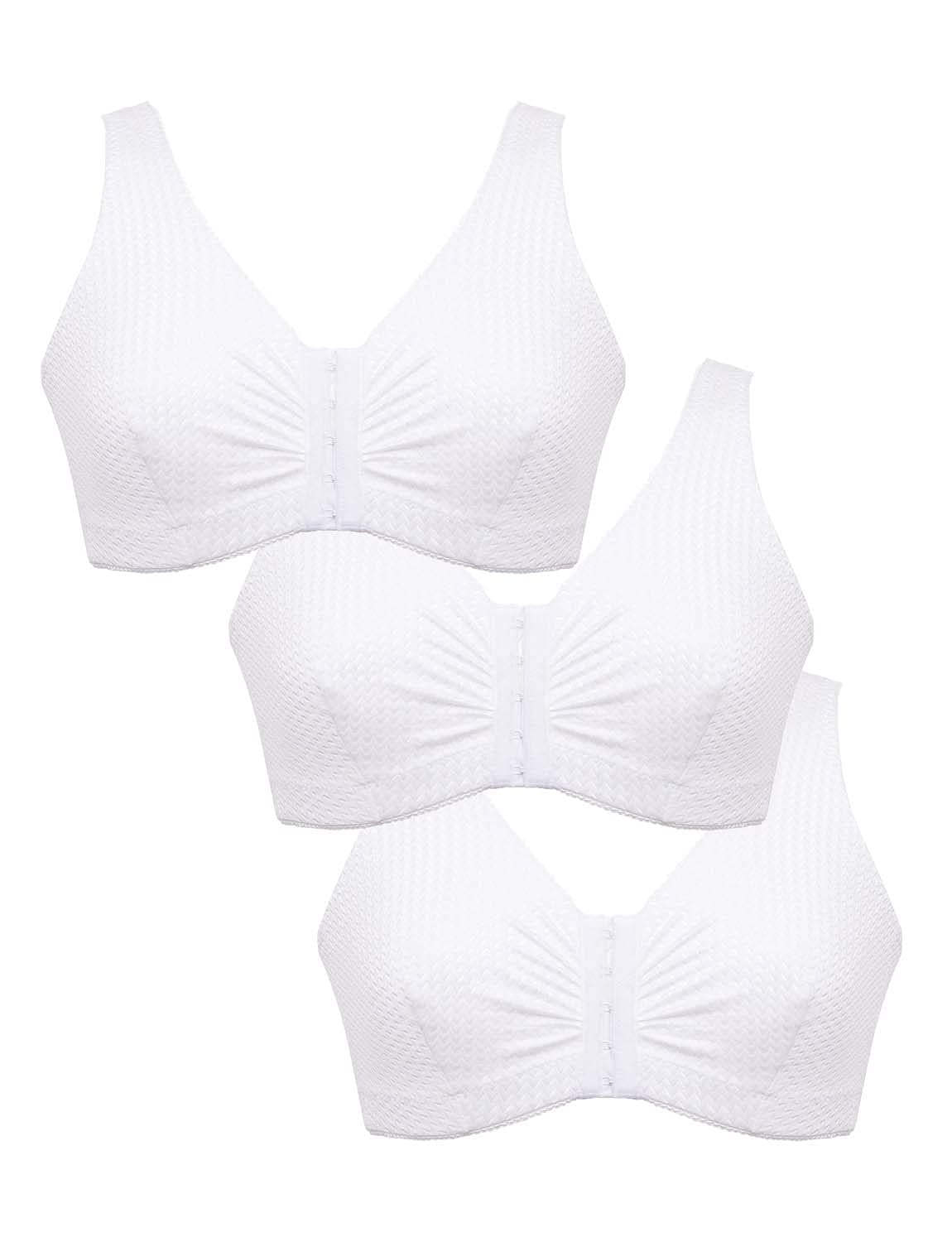 Eden HouseLadies | Pack of 3 Bra Original Front Fastening Magic Bra |