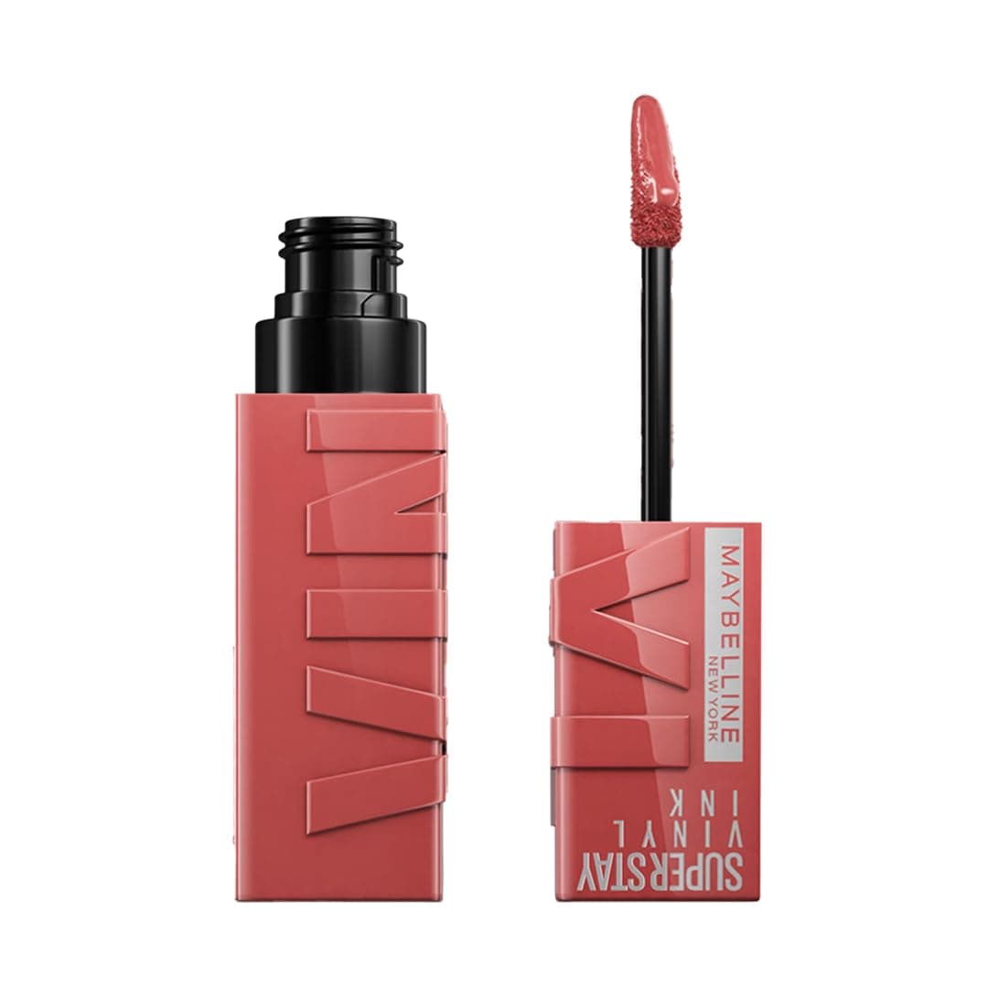 Superstay Vinyl Ink Liquid Lipstick, Irresistible, Glossy | High Shine That Lasts For 16 Hrs