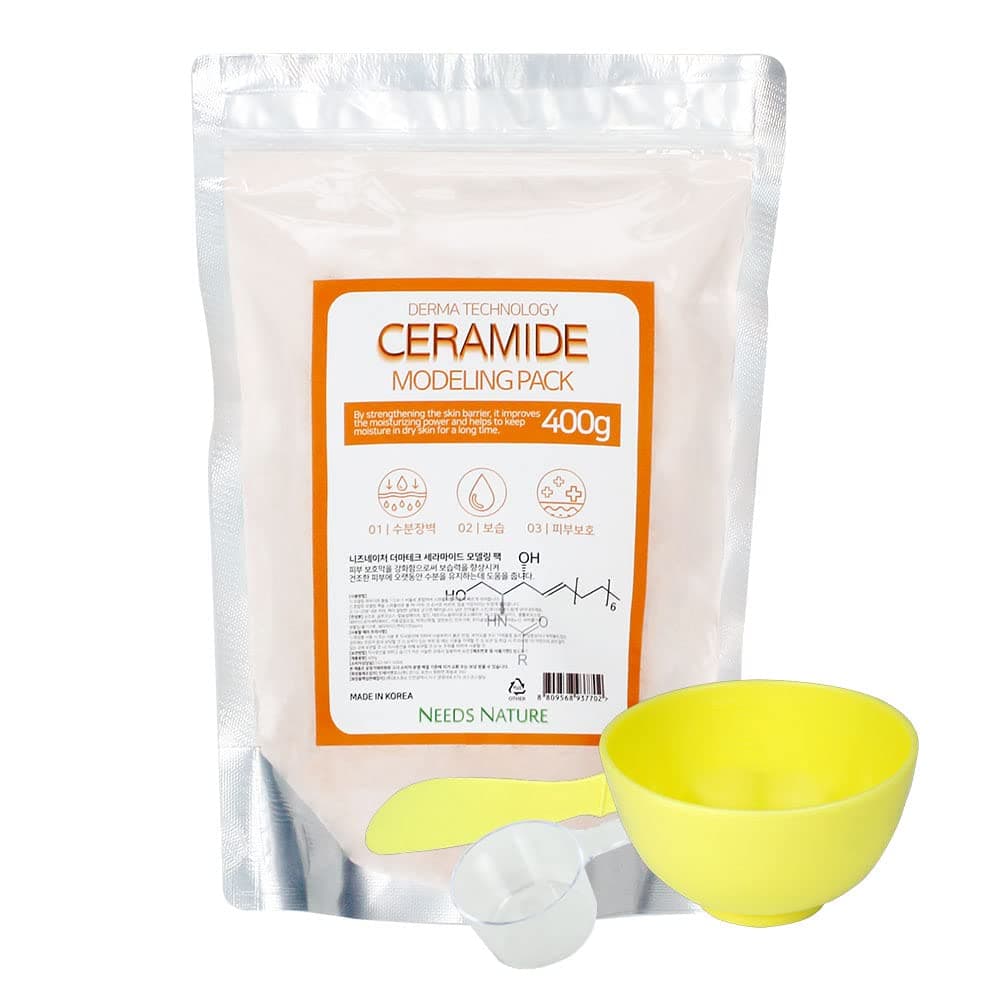 Derma Tech Ceramide Modeling Pack 400g + Pack Tool Set