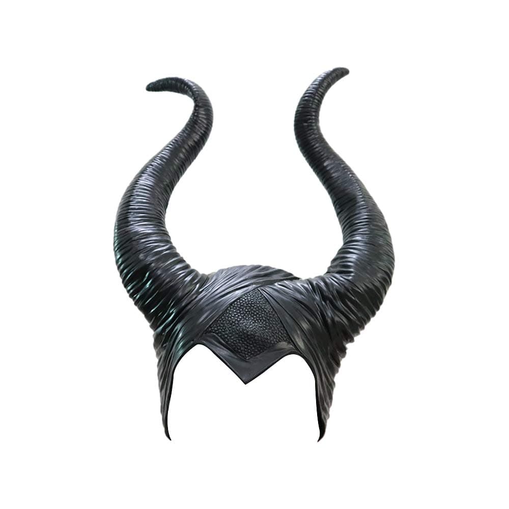 Foreveryoung9 Maleficent Horns Headband Cosplay Black, Evil Maleficent Headpiece Ornament, Woman Fancy Dress Halloween Maleficent Costumes for Adults & Kids
