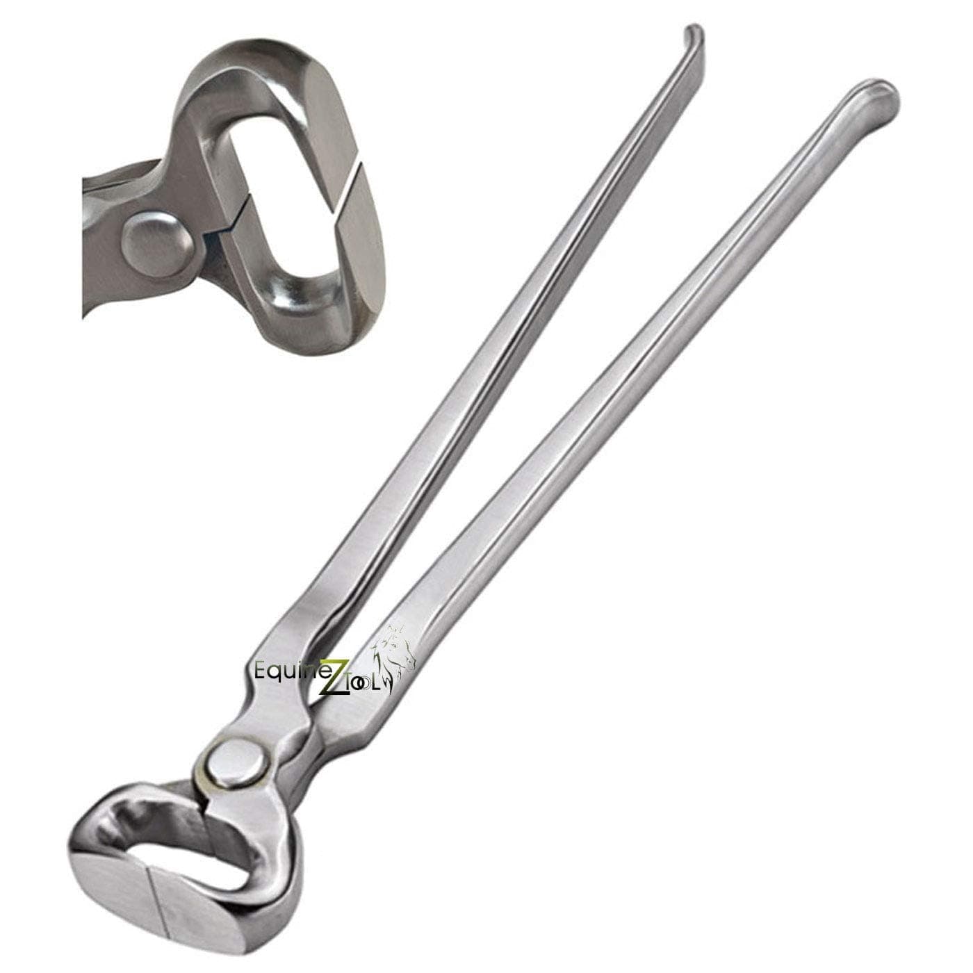 14-Inch Hoof Nipper - Premium Vanadium Steel Farrier Tool with Dull Finish fo...