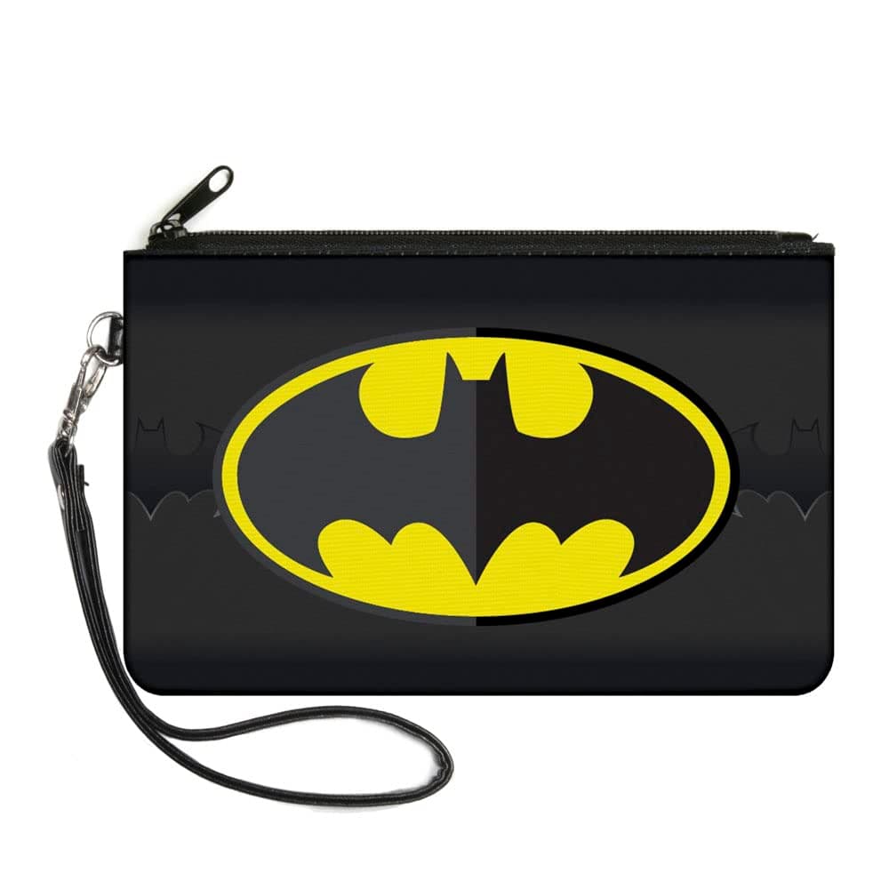 Buckle-Down Zip Wallet Batman Large Accessory, Batman, 8" x 5"