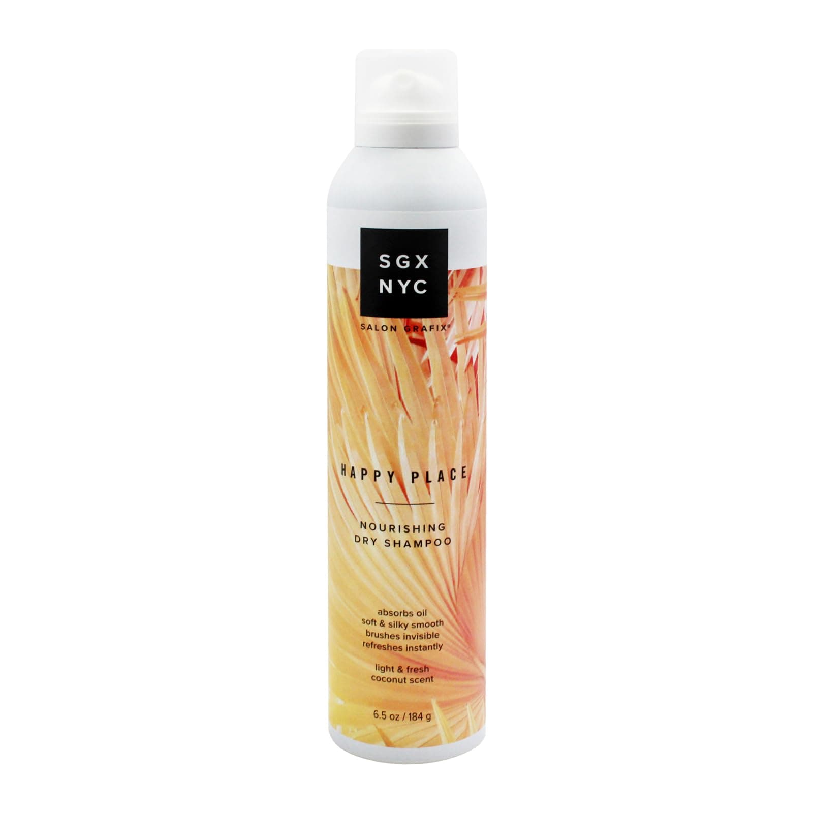 Happy Place Nourishing Dry Shampoo - Styling Vegan Dry Shampoo with Pro-Vitamin B5 and Biotin - Refreshing Coconut Scent - 6.5 oz