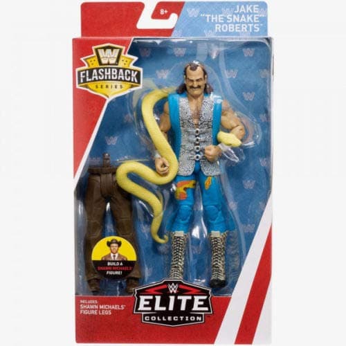 Jake The Snake Roberts Flashback Series WWE Action Figure Build Shawn Michaels Figure