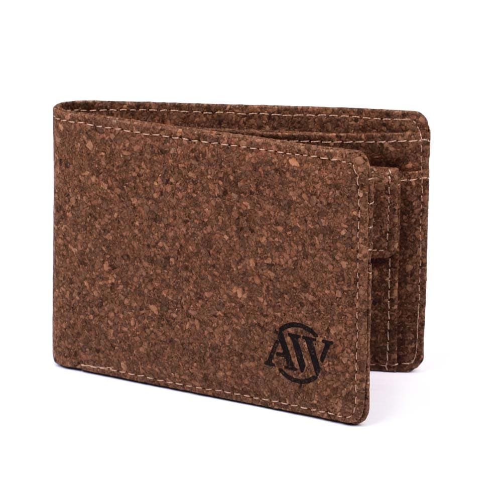 AARNI CORK WALLET - with Coin Pocket and RFID Blocking Made of Real Durable Portuguese Cork