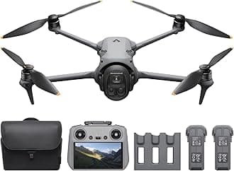 Mavic 4 Pro Fly More Combo with DJI RC 2, Flagship Tri-Camera Drone with 100MP 4/3 CMOS Hasselblad Camera, 30km Video Transmission, 51-Min Max Flight Time, Charging Hub, and More