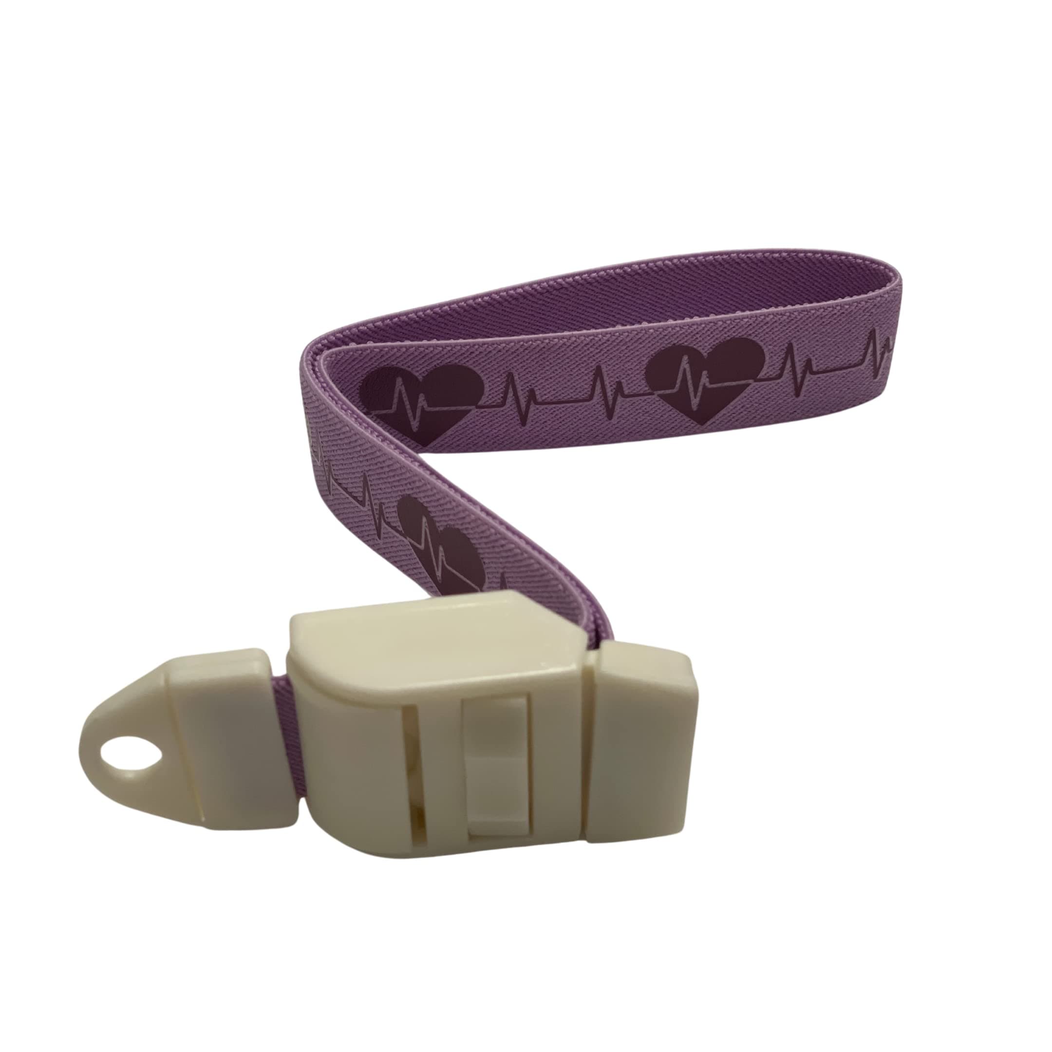 Lilac Heart/ECG Tourniquet - Quick and Slow Release - Latex Free