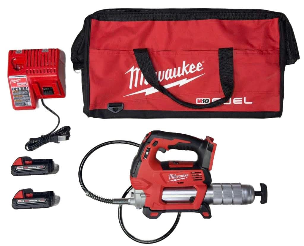 Milwaukee 2646-22CT M18 2-Spd Grease Gun Kit W/2 Cmpt Bat