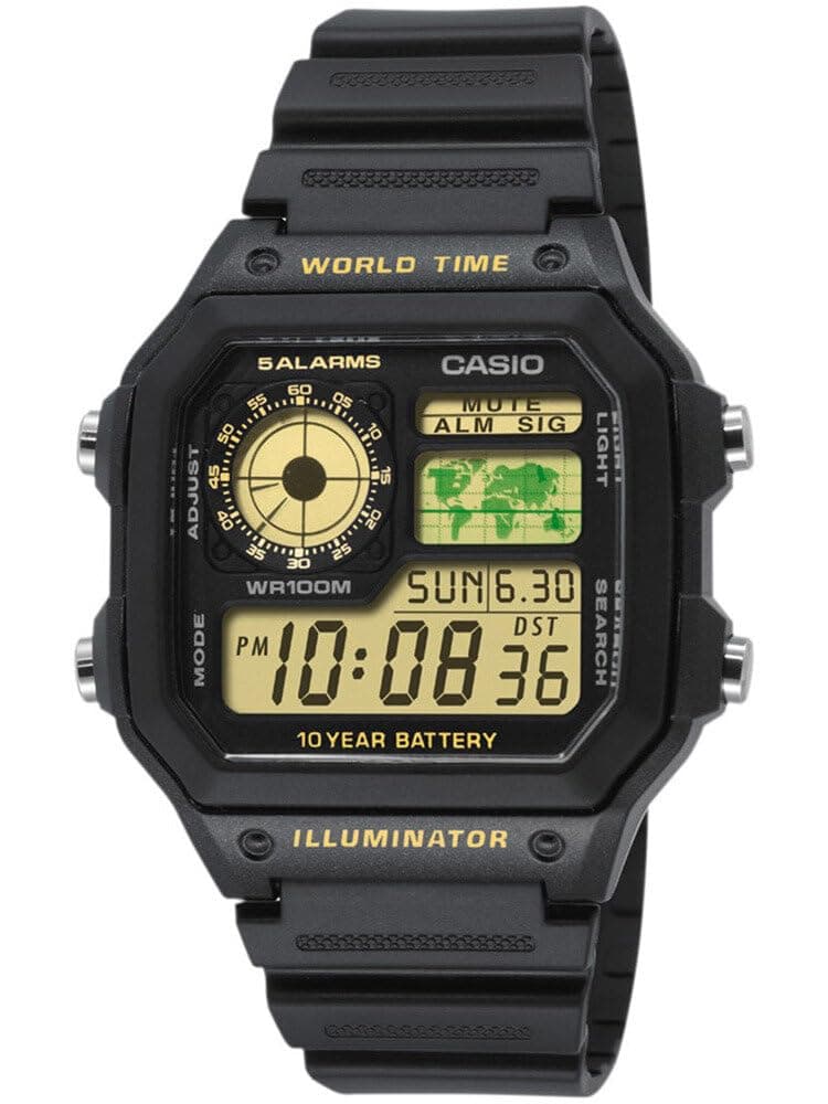 [カシオスタンダード]CASIO STANDARD 【カシオ】CASIO STANDARD 腕時計 AE-1200WH-1B【逆輸入モデル】 AE-1200WH-1B メンズ 【逆輸入品】