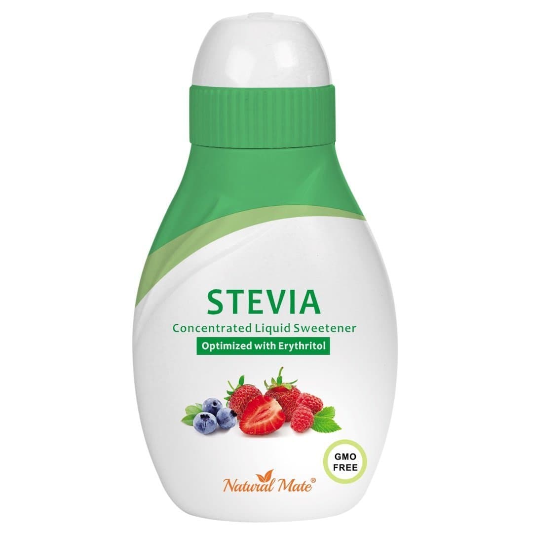 Stevia Concentrated Liquid Sweetener (Optimized with Erythritol) 1.33 FL OZ (37 mL)