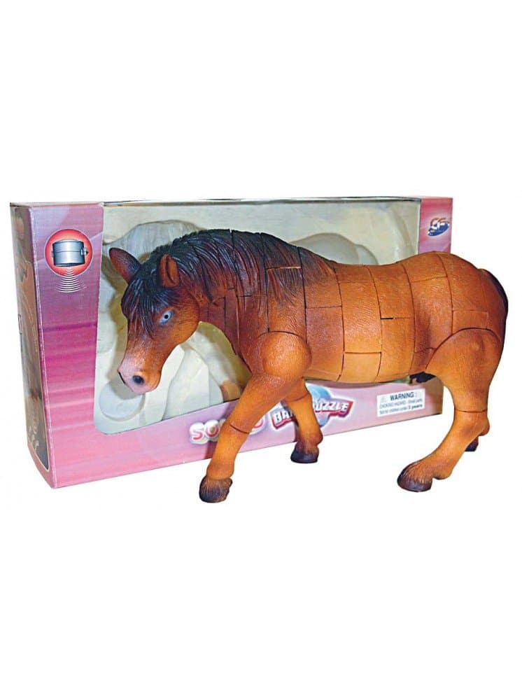 Horse Puzzle Money Bank/Box with Neighing Sound