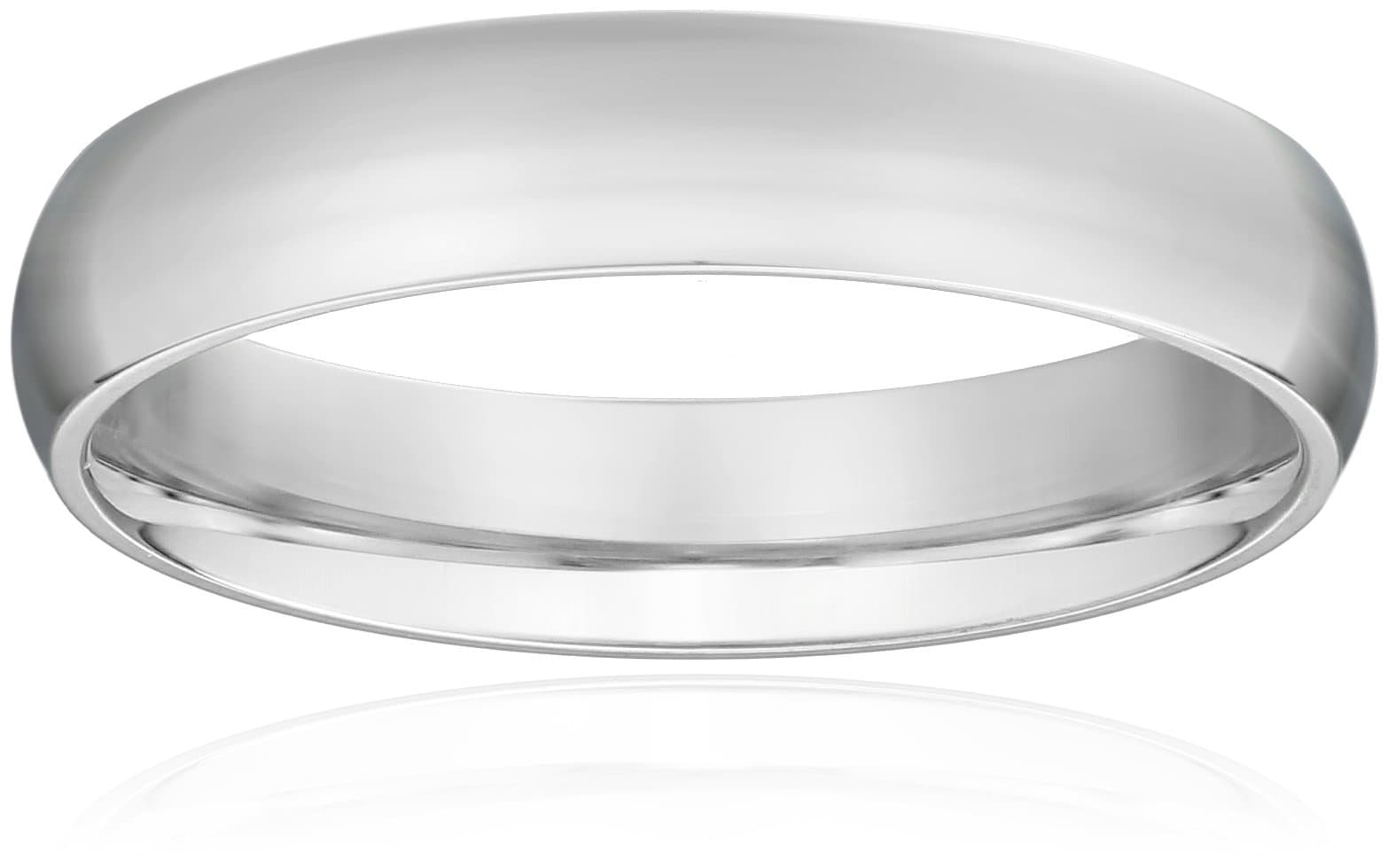 Amazon Collection Standard Comfort Fit 18K Gold Wedding Band, 5mm