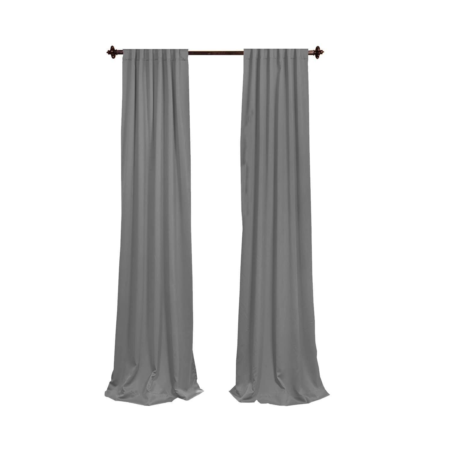 ArtOFabric Polyester Curtain Panel 56x84 Inch -Silver
