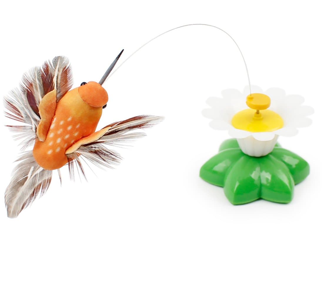 Cat Toy Set, One Electric Bird Toy and Two Plush Mice Toys