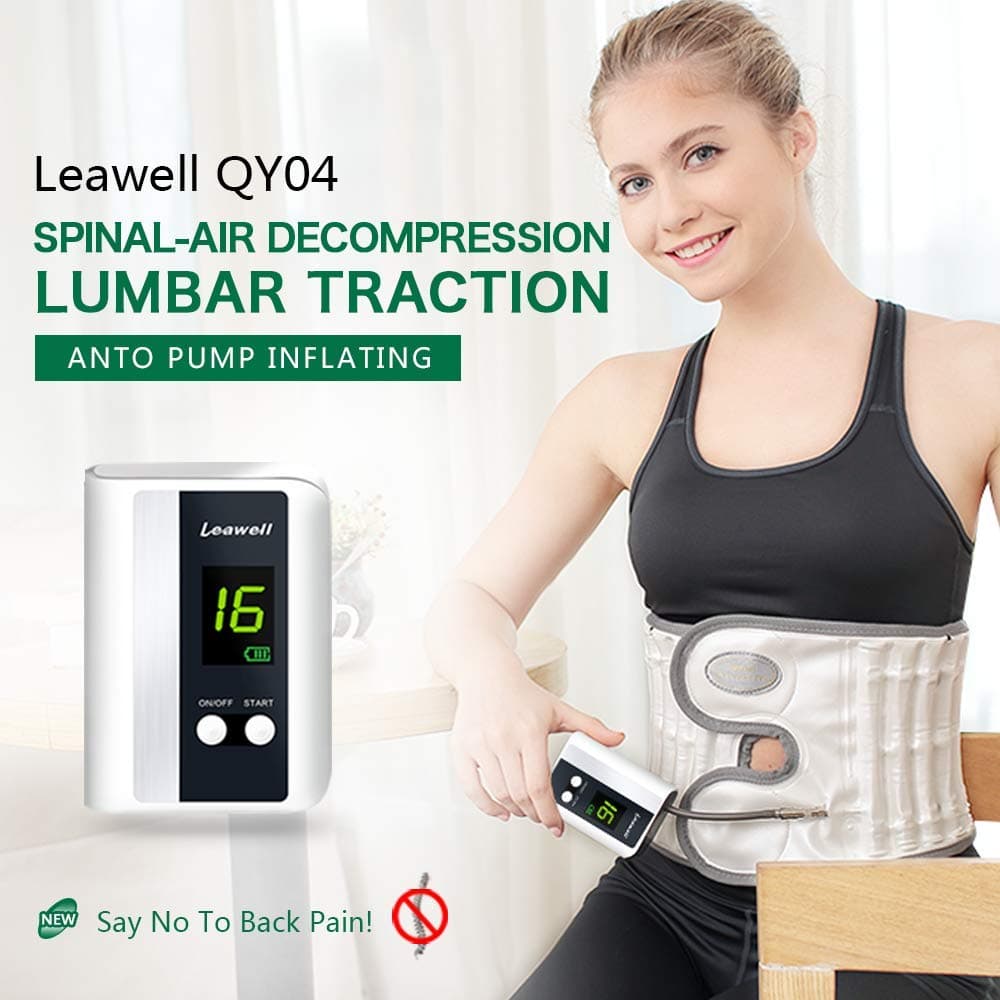 Decompression Back Belt, Back Blet with Electric Pump, Small for Waist 30'
