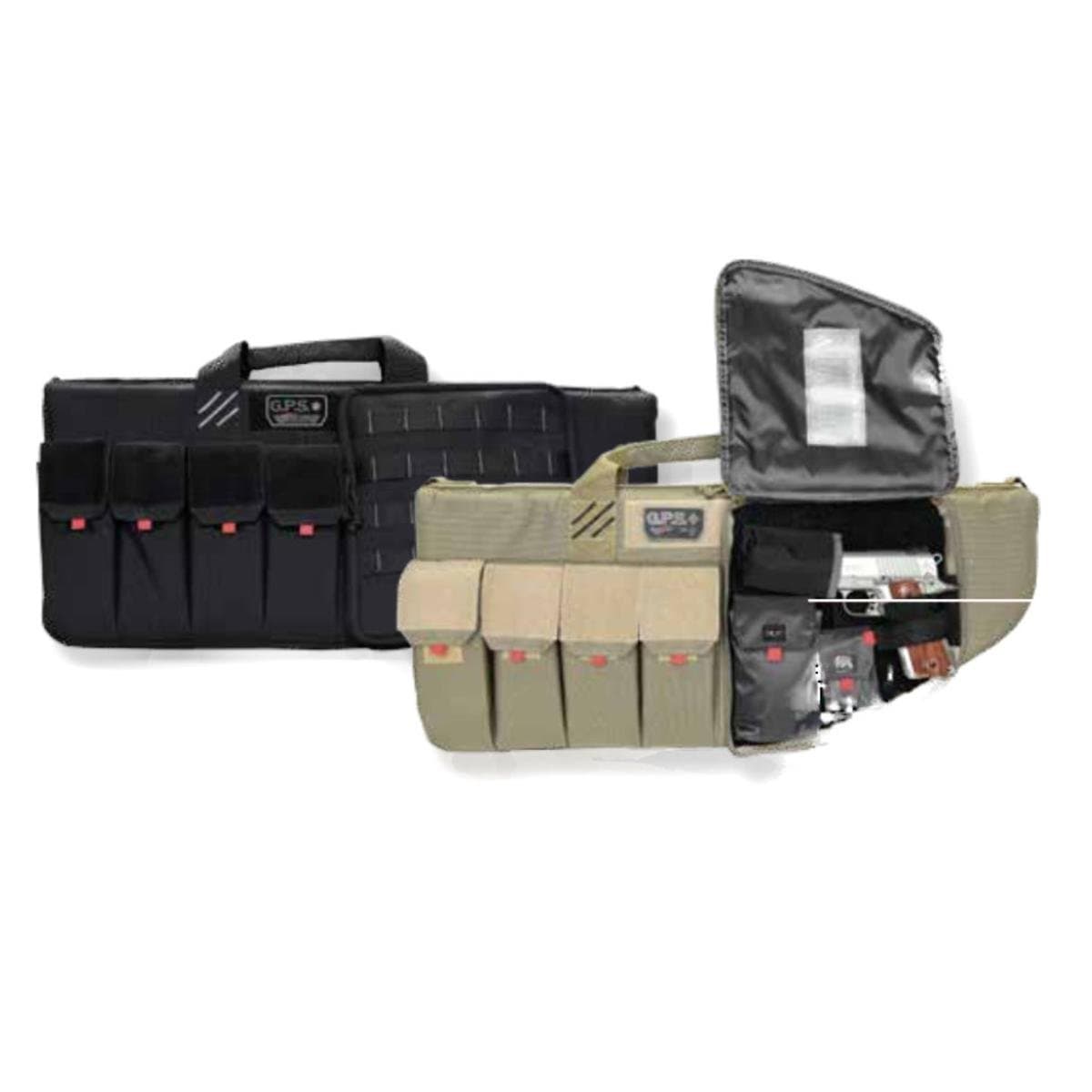 G. Outdoor Products GPS GPS-T30ART 30" Tactical AR Case with External Handgun Case in Tan, One Size