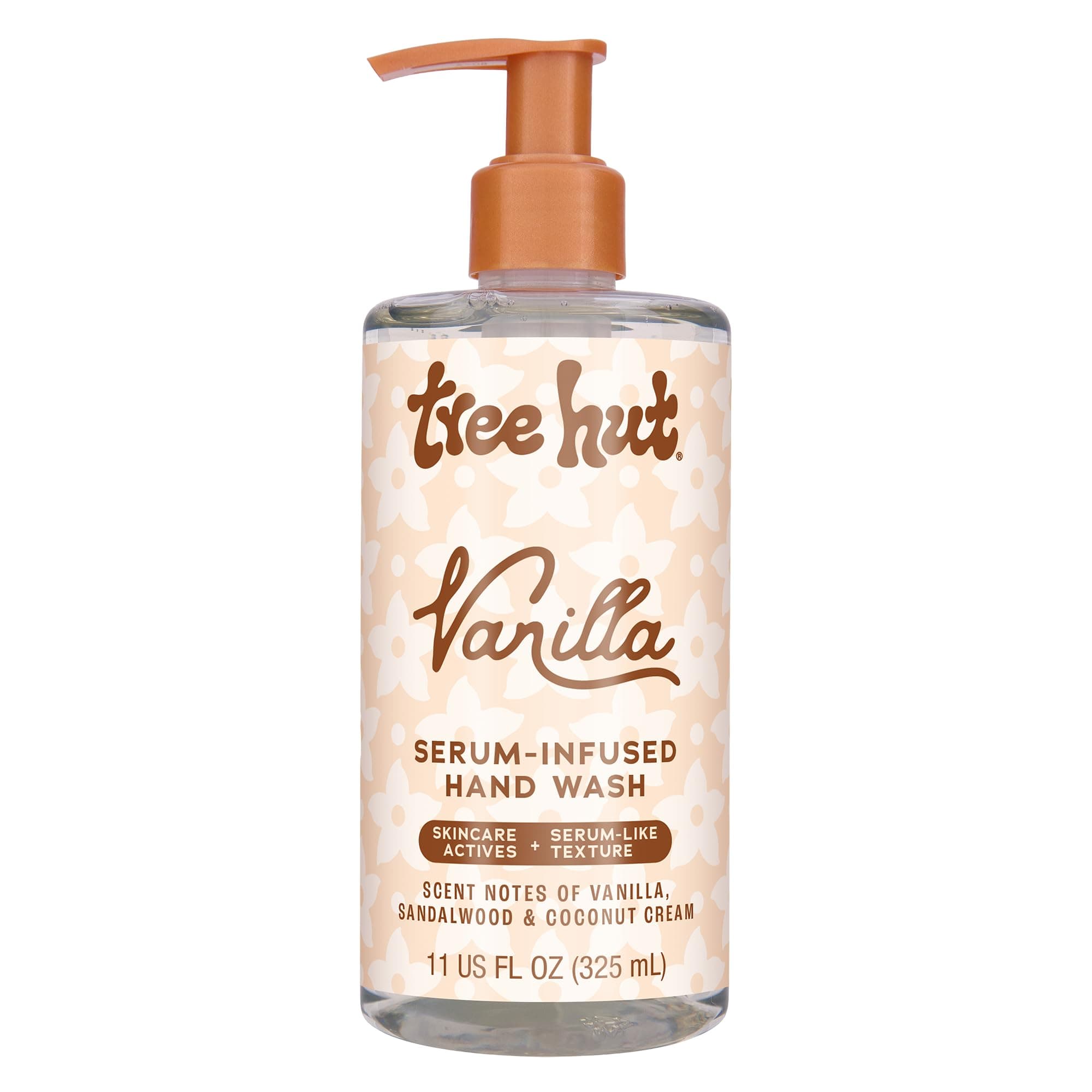 Vanilla Serum Infused Hand Wash | Nourish & Hydrate Hands with Strengthening Skin Care | Long Lasting Scent | Cleanse & Lock in Moisture | 11 fl oz.