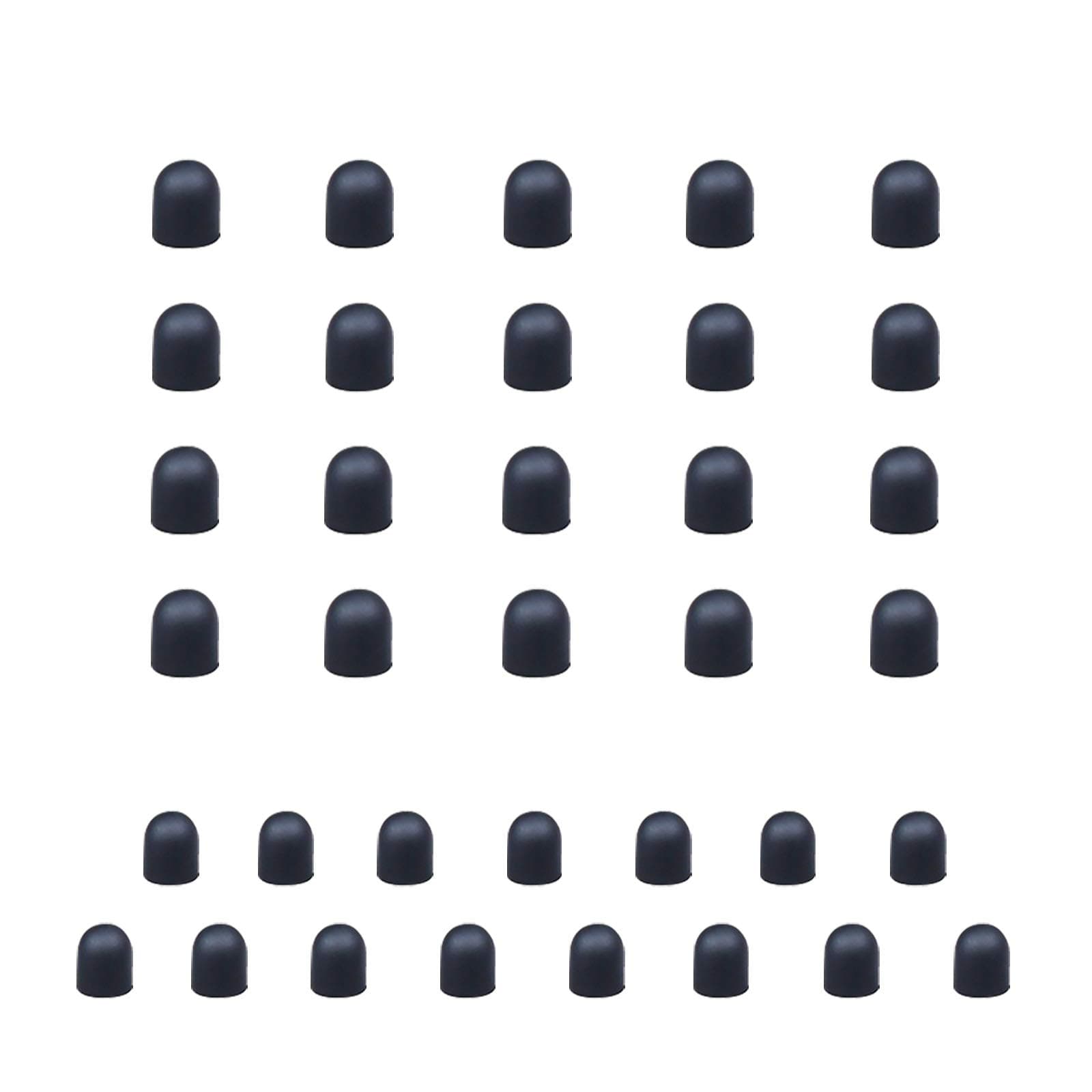 Bargains Depot Replacement Tips (0.24'' Rubber Tips * 20 + 0.18'' Rubber Tips * 15)