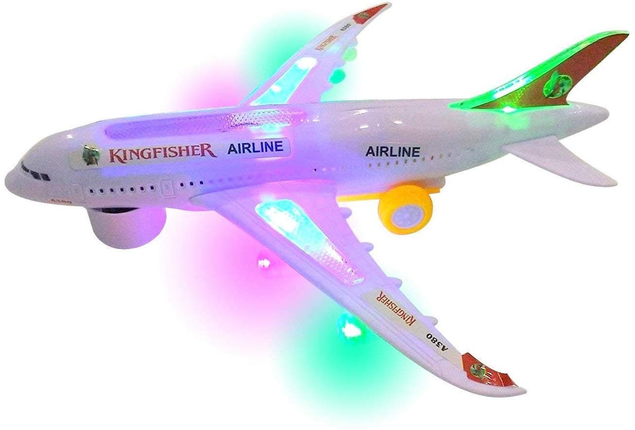 SUPER TOY Battery Operated Aeroplane for Kids Light and Sound