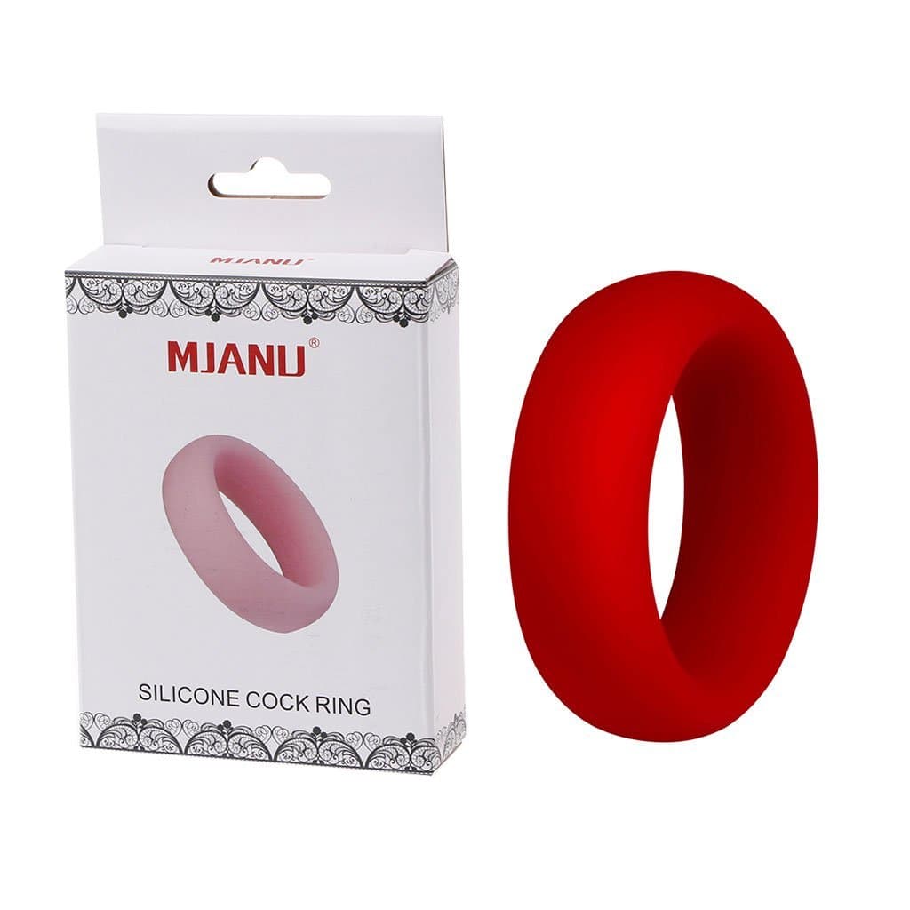 AHDAHD Stretchy Cɔ-Ck Ring,Longer Harder Stronger Time Dealy Ring for Men Enhancer Red(40mm)
