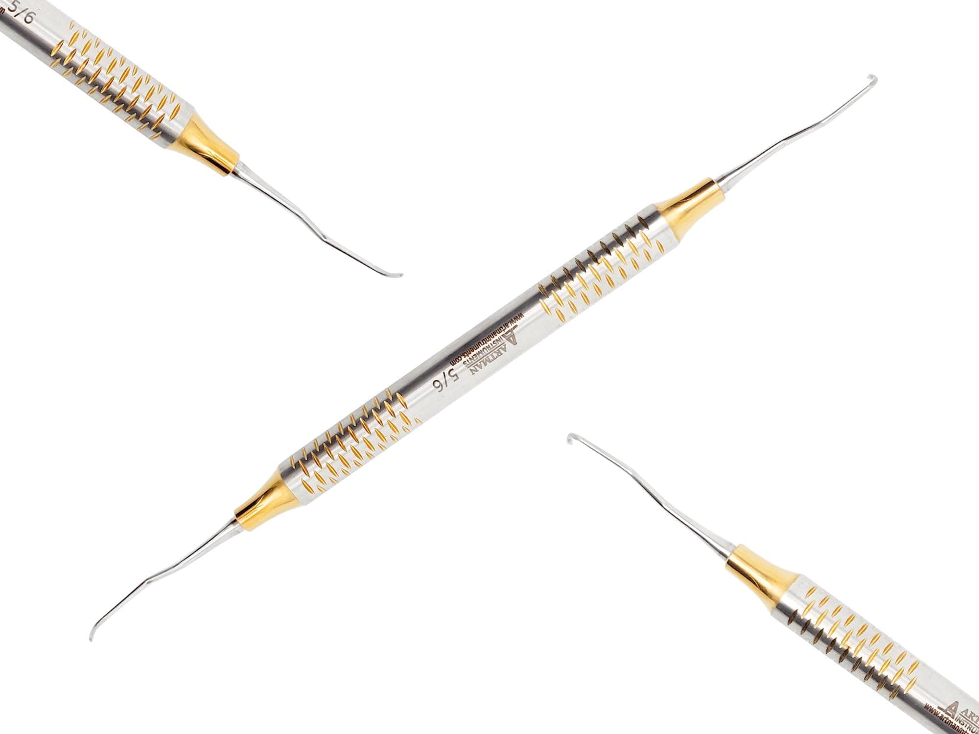 Artman Instruments Gracey Curette 5/6 – Periodontal Instrument for Scaling and Root Planing Double-Ended Dental Curette Hollow Handle