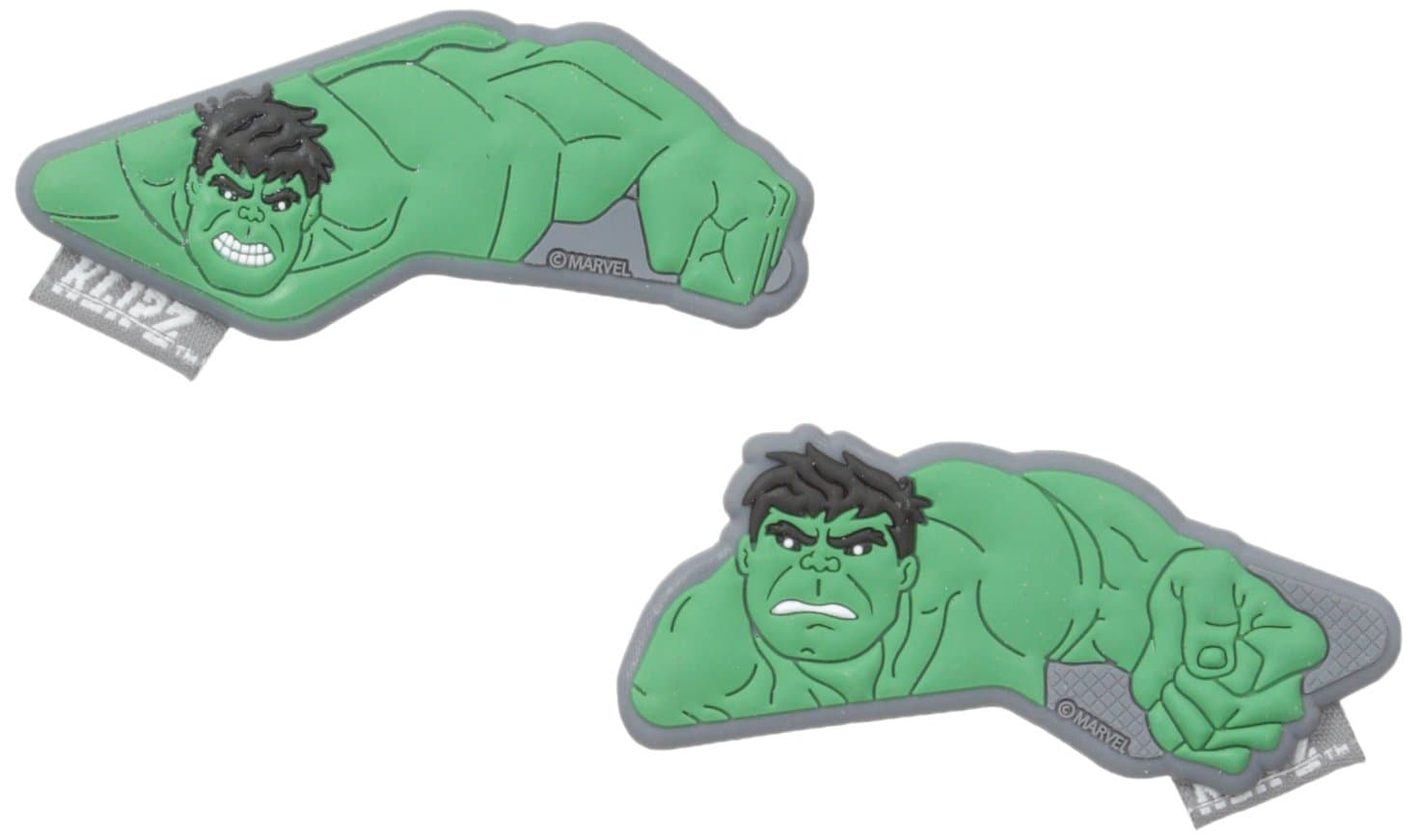 Klipz The Hulk and Thor 2 Pack Klipz Shoe Accessory (Little Kid), Multi, One Size