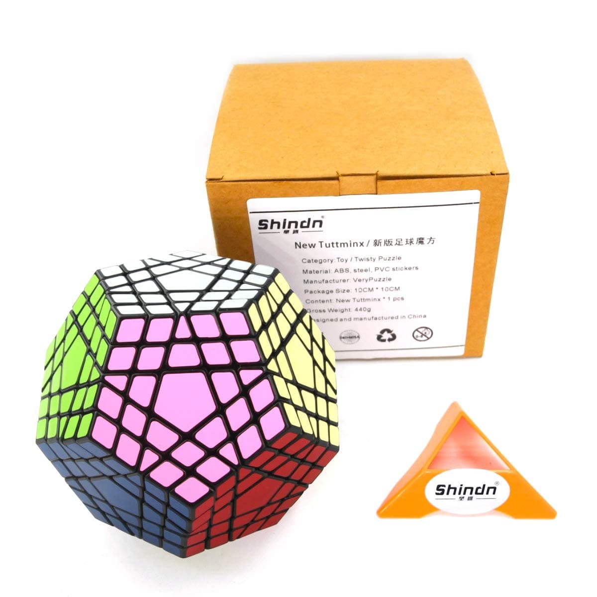 Very Puzzle Spherical 12-Sided Cube New Tuttminx Cube Megaminx Cube Sticker Version