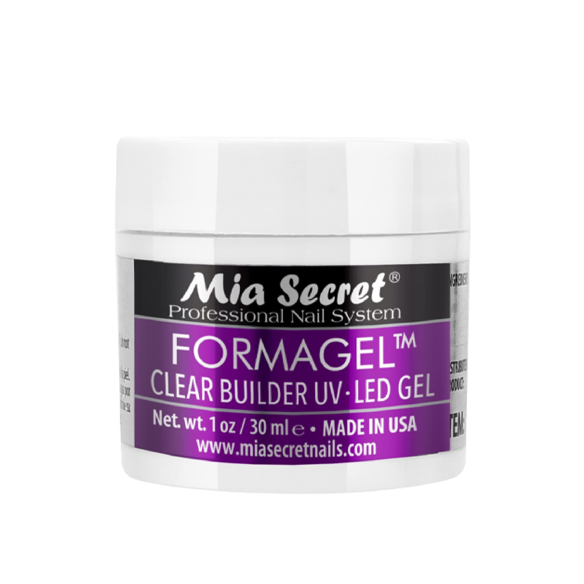 Secret Professional Nail System Formagel Clear Builder Gel For Nails, 1 oz