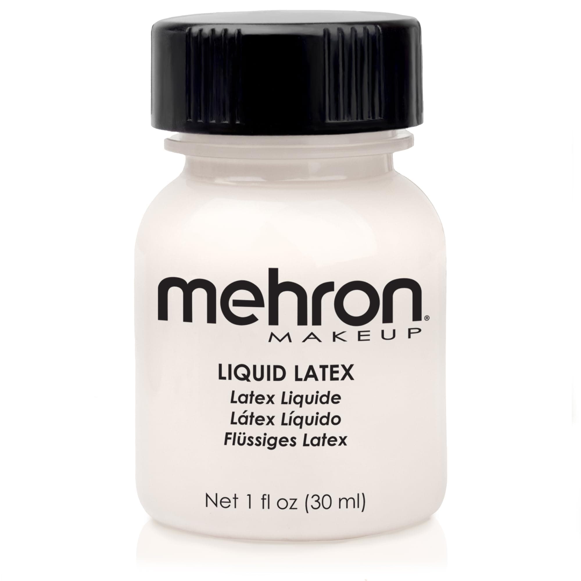 Mehron Latex Liquid 1 oz - Clear w/Brush (Carded)