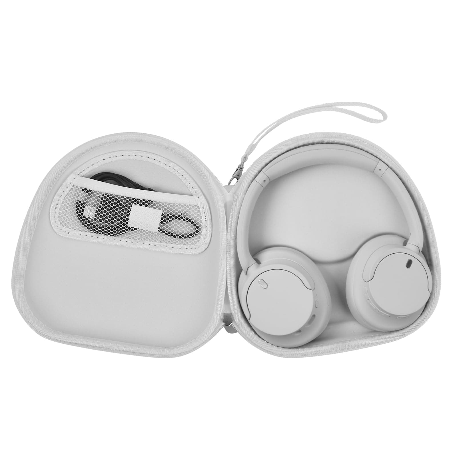 PAIYULE Case Compatible with Sony WH-CH720N WH-CH520 WH-1000XM4 Noise Canceling Wireless Headphones Bluetooth Over The Ear Headset, Carrying Storage for JBL Tune 720BT 510BT (White)