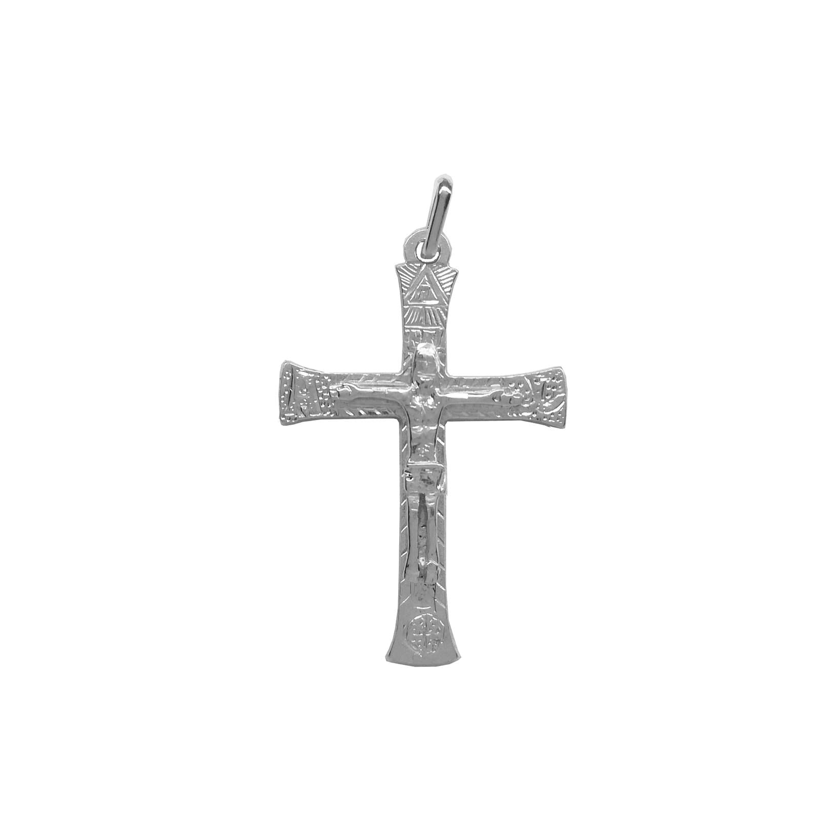 Sebaoth Pendant Cross Runner neocatecumenal - Cross Procesional Presidential Glorious - First 925 Sterling Silver M - different sizes