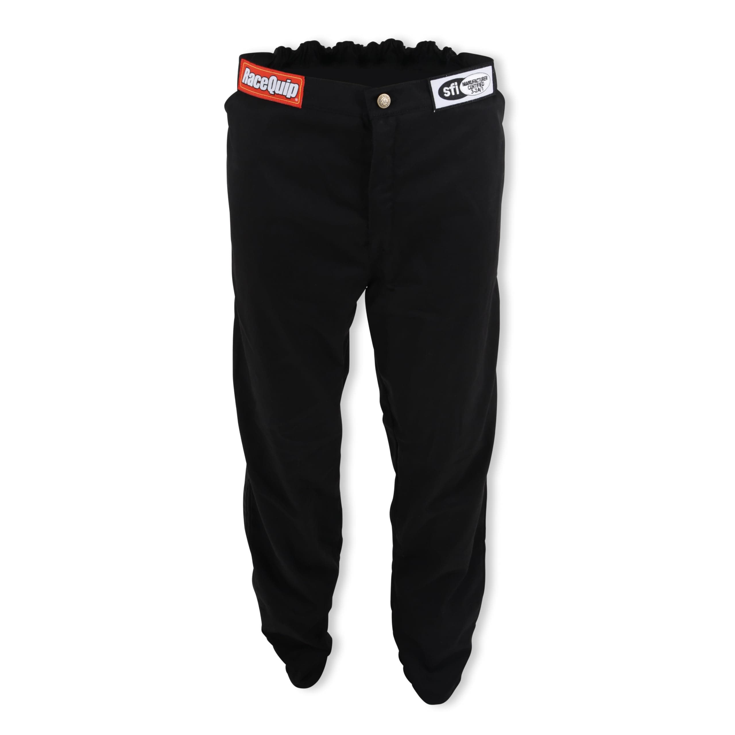 Racing Driver Fire Suit Pants Single Layer SFI 3.2A/ 1 Black 4X-Large 112009