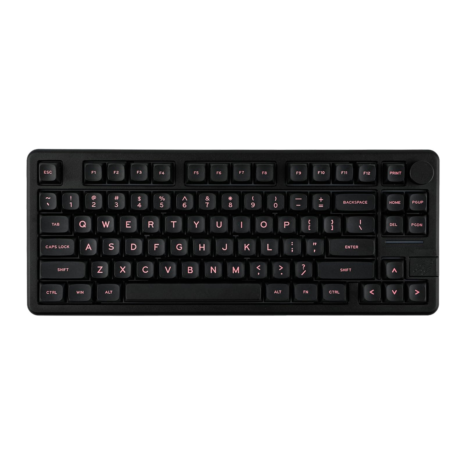 EPOMAKER Galaxy70 Wireless Gaming Keyboard, 75% Aluminium Mechanical, Bluetooth 5.0/2.4GHz/USB-C Wired Programmable Creamy Keyboard, Hot Swappable (Black, Zebra Switch)