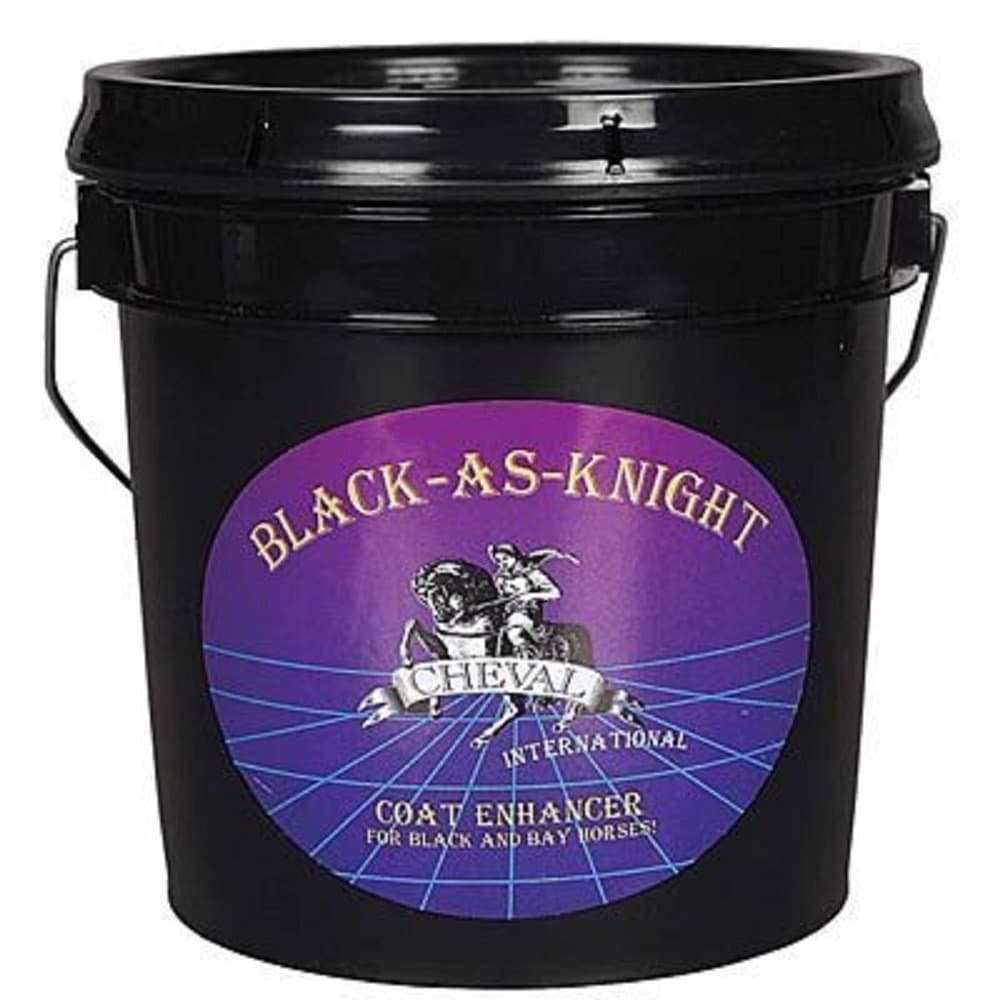 BLACK AS KNIGHT Horse Coat Enhancing Supplement For Blacks and Bays 7 LBS