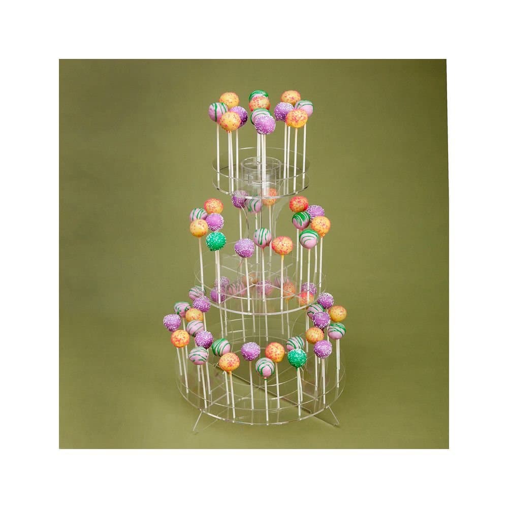 Crown Plastics 3-Tier Cake Pop Stand