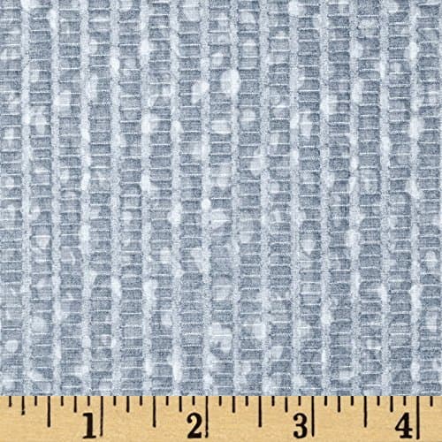 General Fabrics Grey Tutti Frutti Plisse Solid Fabric by The Yard
