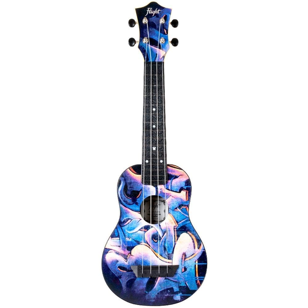 Music Ukuleles TUS40 ABS Travel Ukulele - Graffiti (With Bag),ALMTUS40GRAF