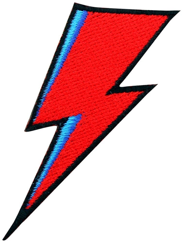 Extreme Largeness Bowie Lightning Bolt Patch 3x8.5cm