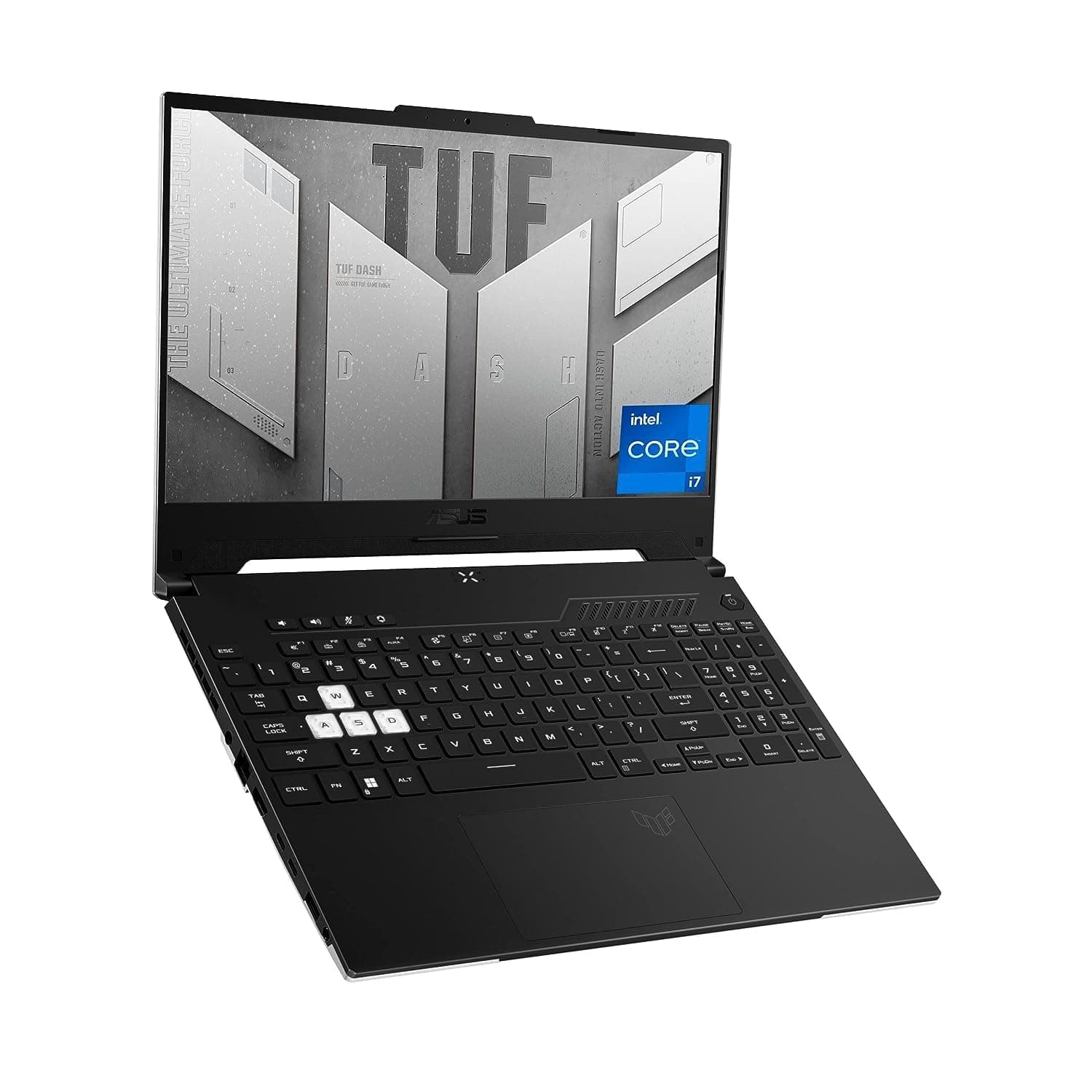 TUF Dash 15 (2022) FX517ZM, 15.6” 144Hz FHD Display, Intel Core i7-12650H, Nvidia GeForce RTX 3060, 16GB DDR5 RAM, 512GB SSD, Windows 11 Home, Off Black