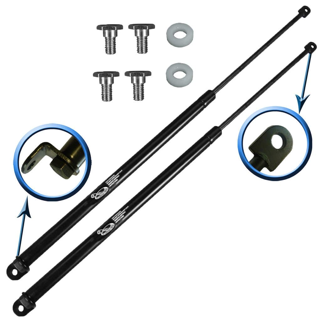 Two Rear Hatch Trunk Gas Charged Lift Supports for 1970-1973 Nissan 240z, 1974-1975 Nissan 260z, 1975-1978 Nissan 280z. Left and Right Side. LSC-0387-2