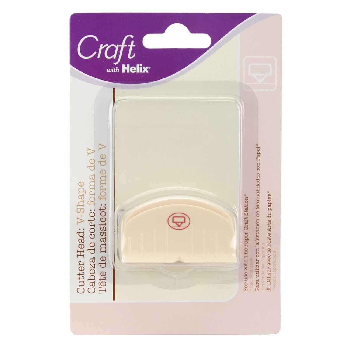 Helix Paper Craft Station Rotary Blades - 1PK/V-Shape