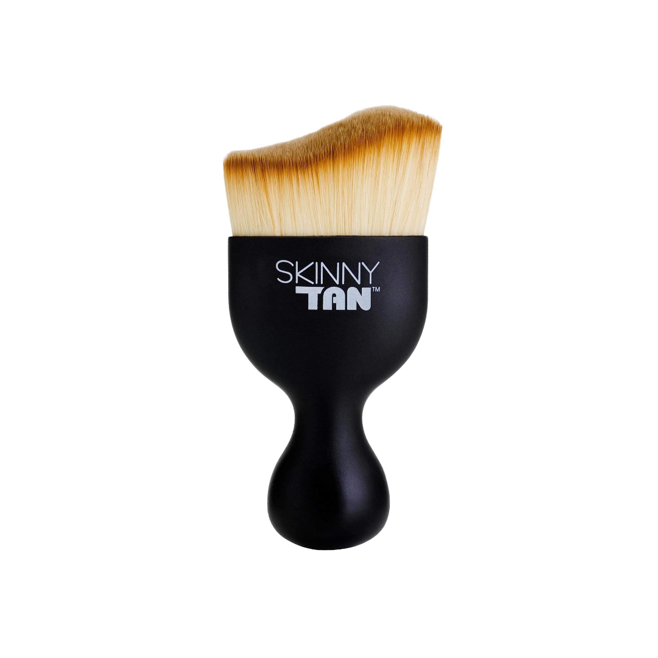 Skinny Tan Miracle Brush - Body Buffing Concealer Brush for Self Tanning Hands, Feet & Face - For Natural Streak-Free Fake Tan, For Liquid and Cream Foundation, Vegan and Cruelty-Free