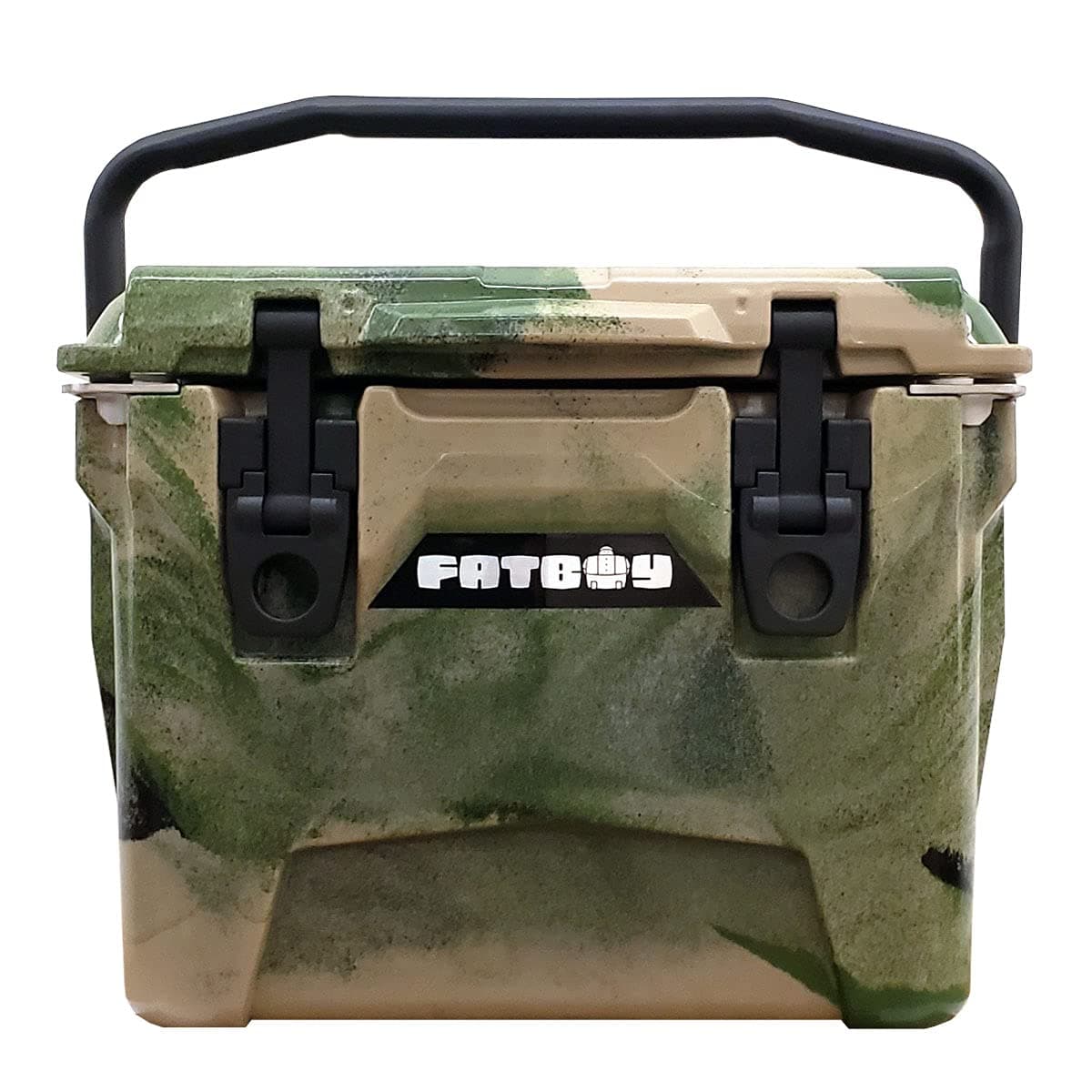Fatboy10QT Rotomolded Cooler Chest Ice Box Hard Lunch Box - Army Camo