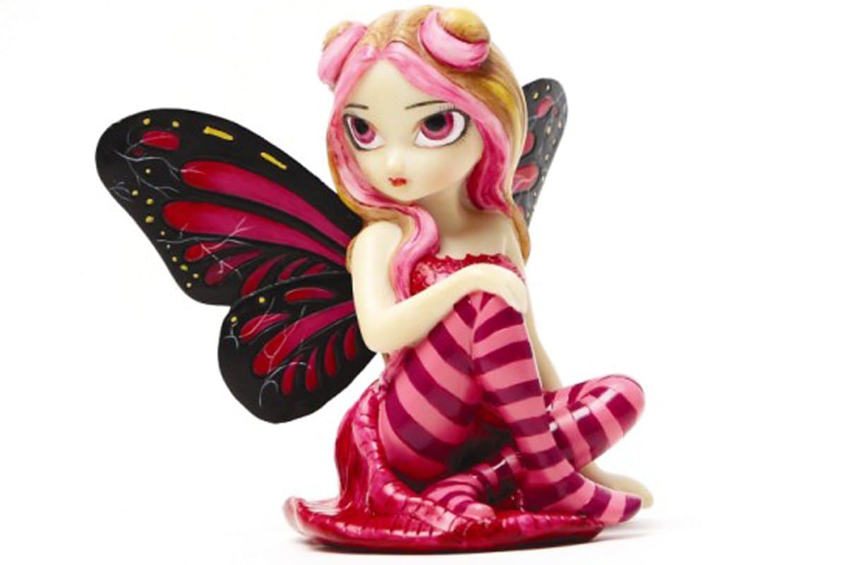 Large Pink Lightning Strangeling Fairy Figurine 8212