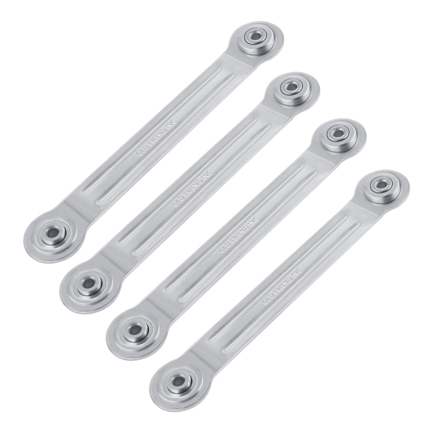 Glider Bearing Arm Bracket Replacement Hardware Rocker Parts - 7 Inch Length - 5-1/2 Inch Between Mounting Holes - 4-Pack