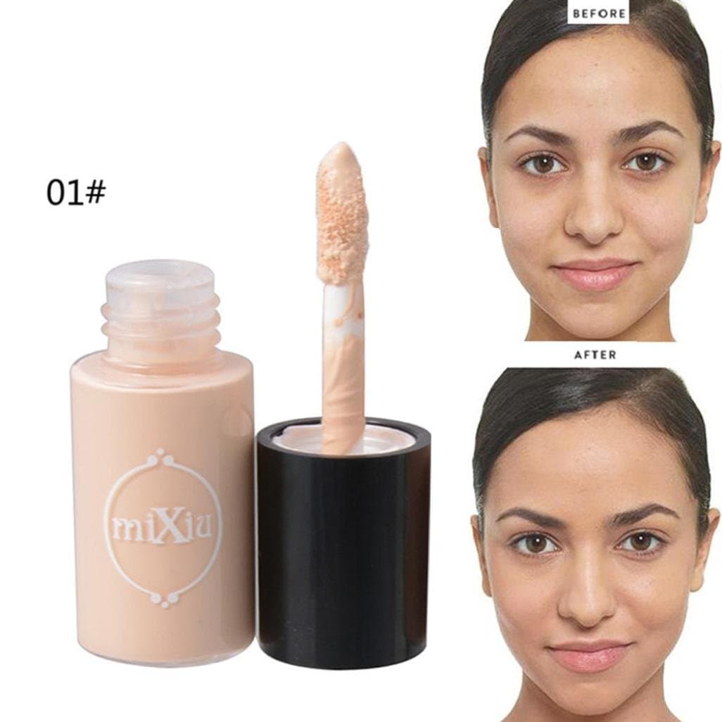 Yeefant Makeup Liquid Foundation Makeup Waterproof Sweatproof Concealer Moisturizing Trimming Cover Dark Circles Freckles Acne Cream Base BB Cream(01)