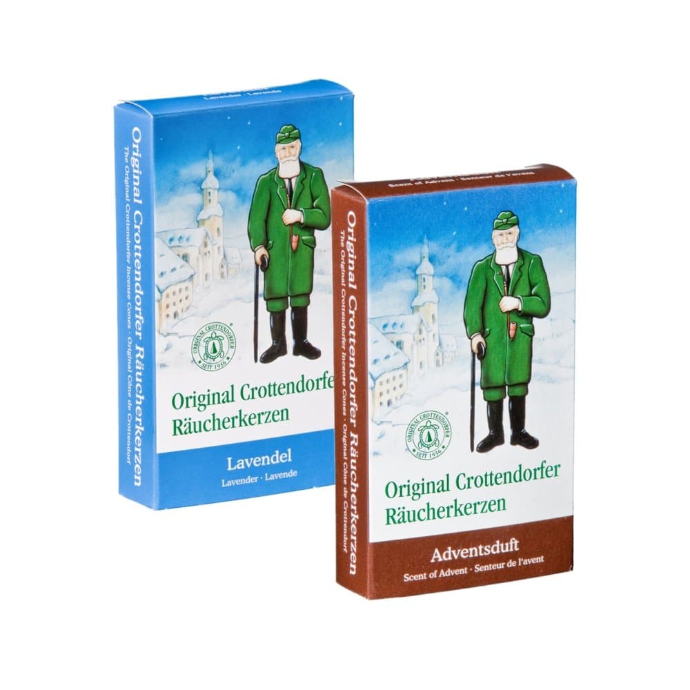 Crottendorfer incense cones - Scent of Advent + Lavender, Packs with 24 incense cones each