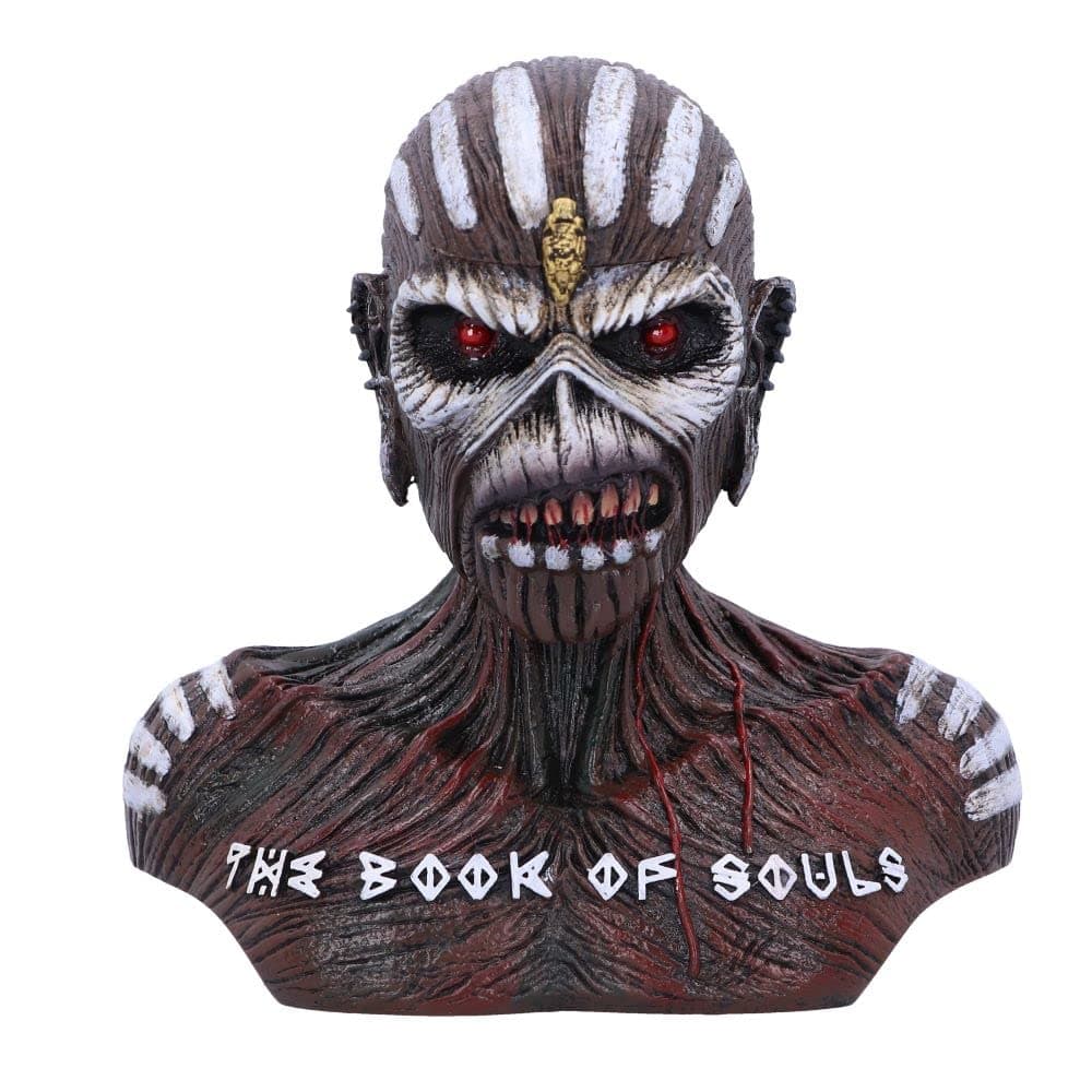 Nemesis Now Officially Licensed Iron Maiden The Book of Souls Bust Box (Small) Brown, 11.5cm