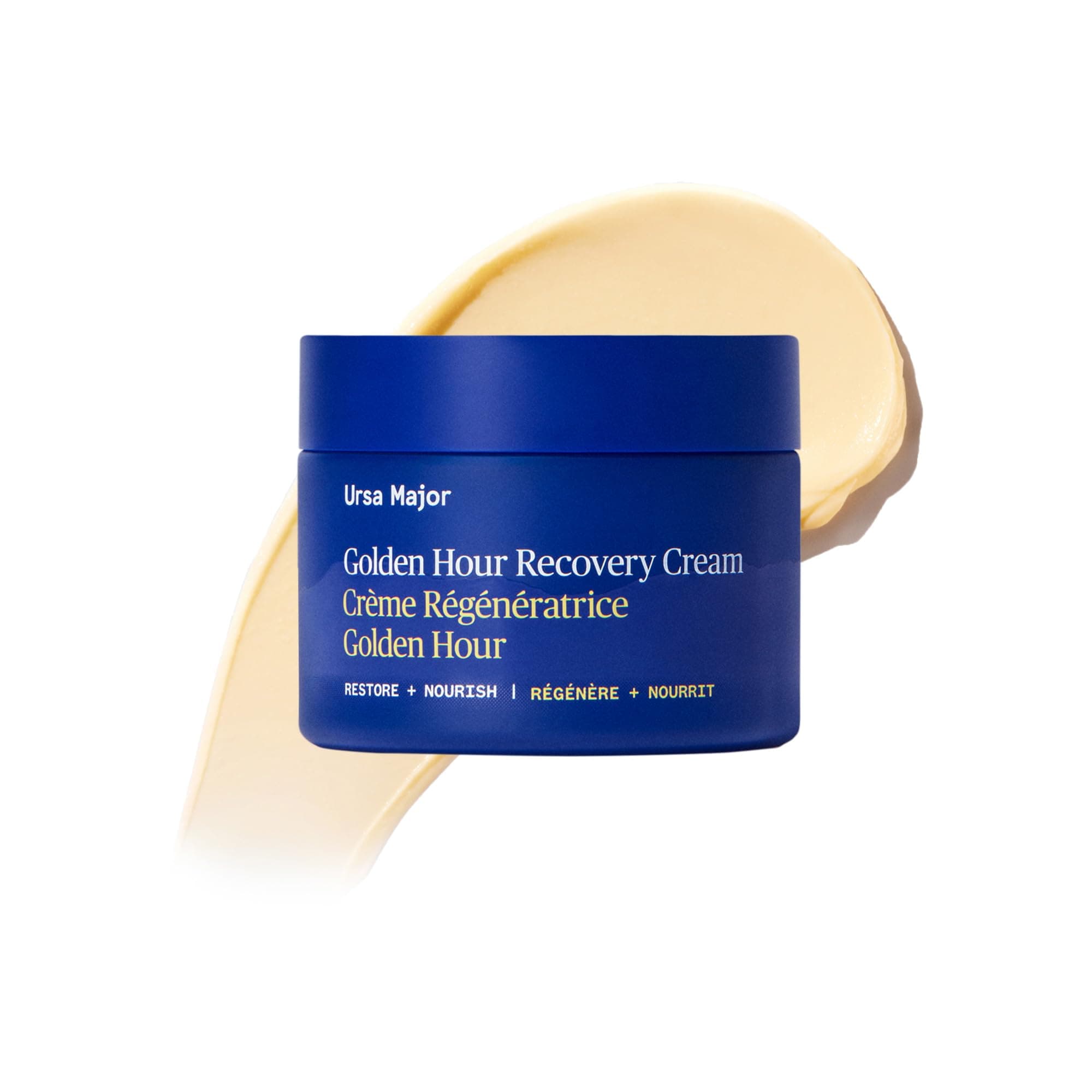 Golden Hour Face Moisturizer | Vegan Recovery Cream for Daily Facial Moisturizing | Repair & Hydrate | Natural Formula for All Skin Types | Cruelty Free & Non-Toxic 1.57 oz