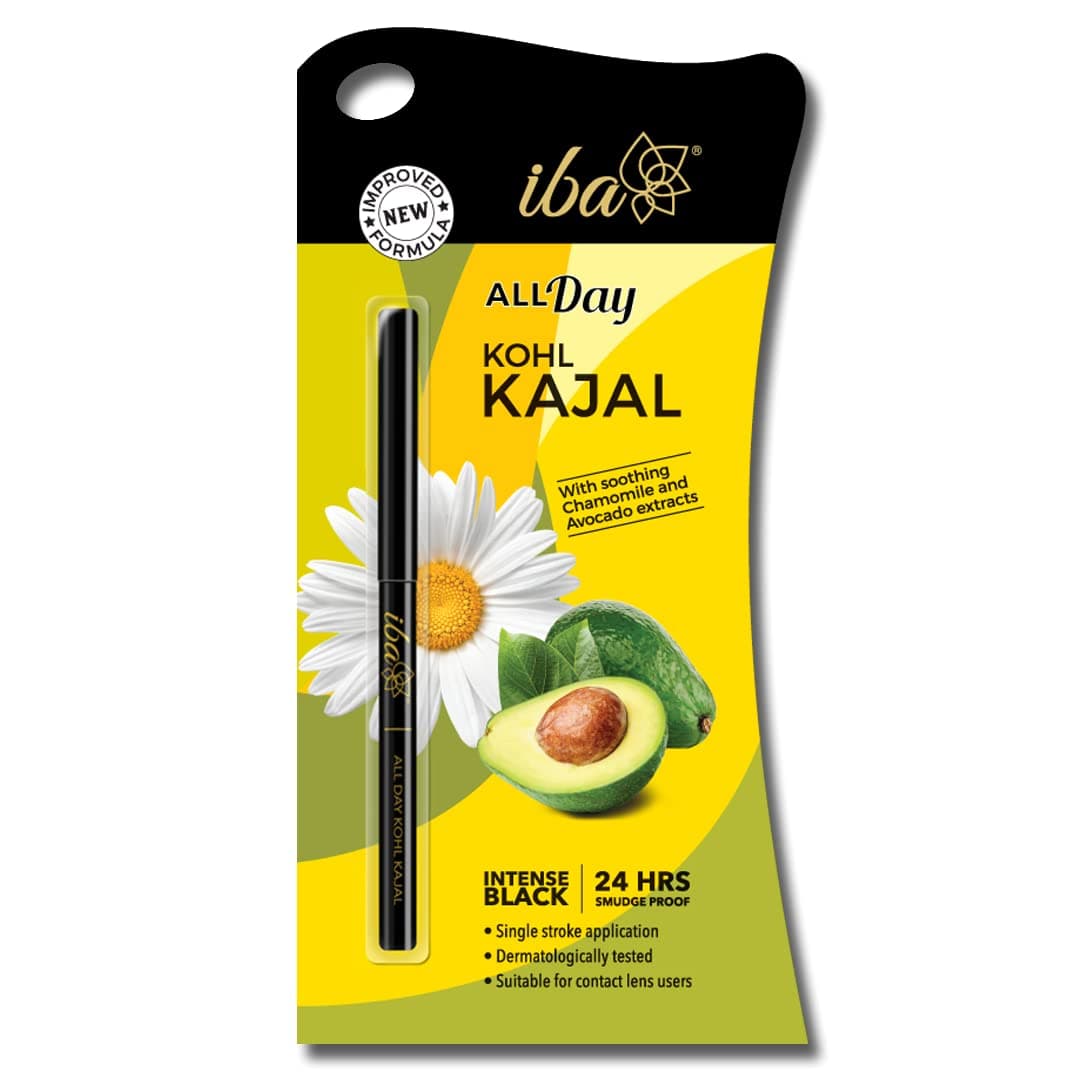Iba All Day Kohl Kajal, Jet Black, 0.35g